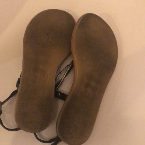 Dolce Vita sandal black white tan size 7 - Picture 6 of 8